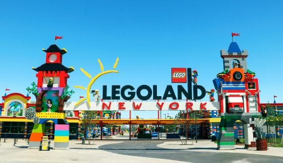 LEGOLAND New York Resort entrance arch